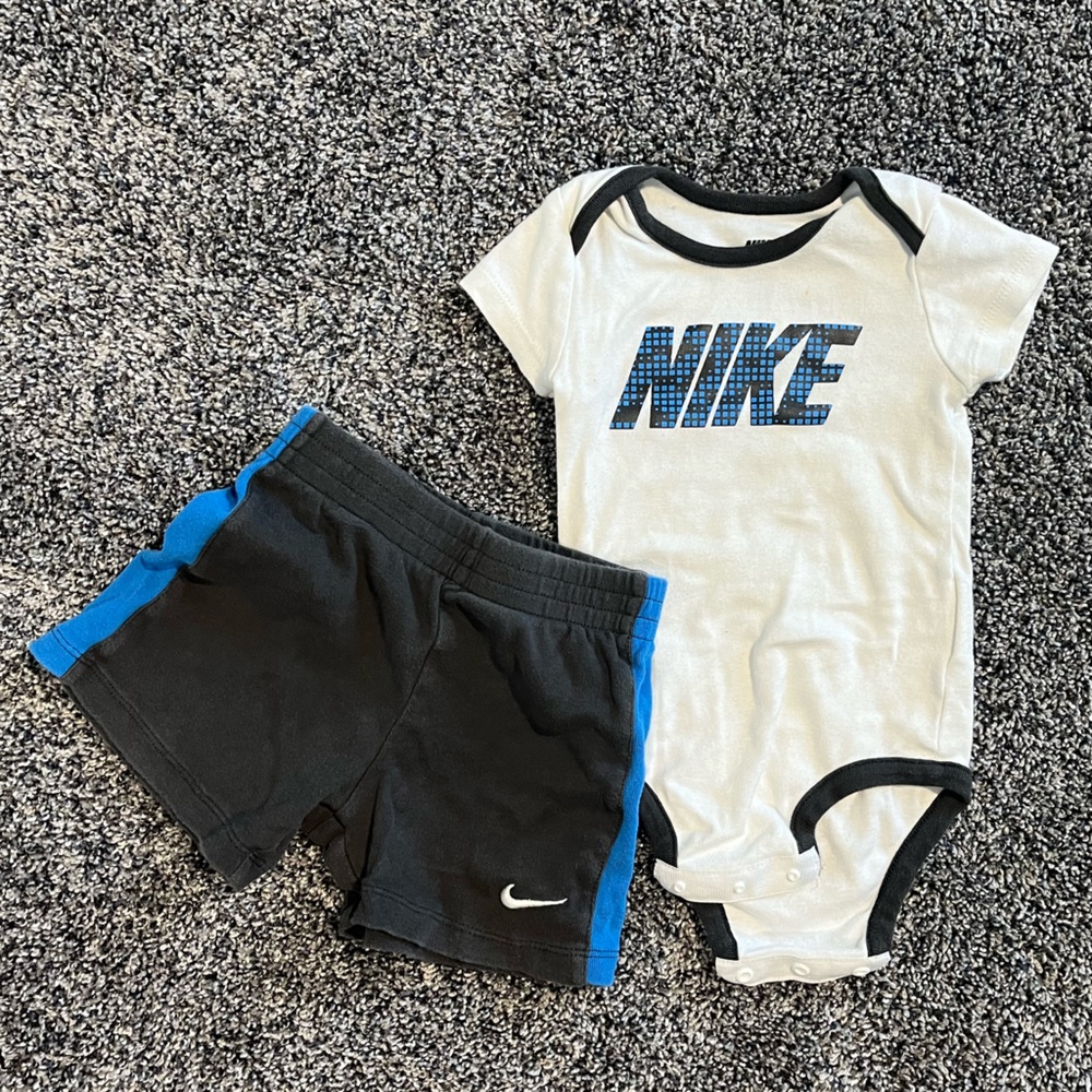 Nike Shorts + Onesie Set